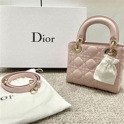 dior powder pink bag|mini lady Dior bag pink.